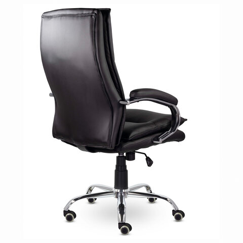 Кресло офисное BRABIX PREMIUM, Cuba EX-542,  экокожа, черное, 532549