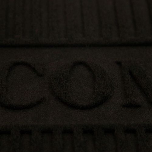 Коврик влаговпитывающий с тиснением Welcome 40x60 см, черный, SUNSTEP™