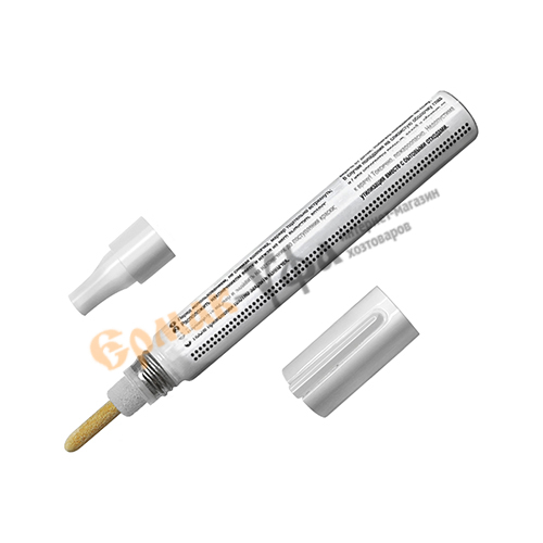 Маркер-краска с нитроэмалью белый LEKON, 12/1296