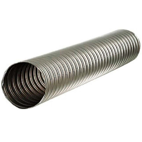 Воздуховод стальной нерж. Компакт 120, 2метр, 1/1