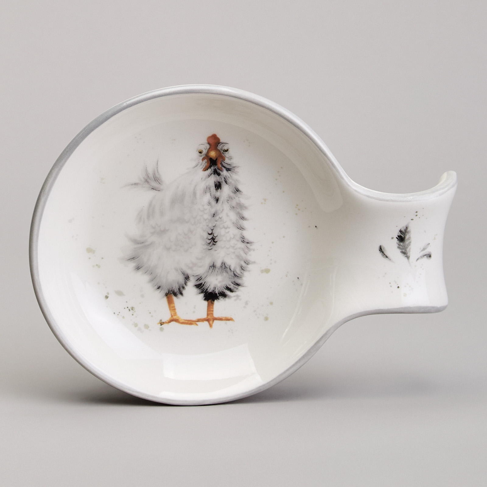 ПОДСТАВКА ПОД ЛОЖКУ LEFARD, FUNNY HENS, 15*11, 5*2, 5 СМ, КОР=48ШТ.