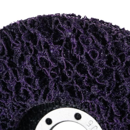 Круг шлиф. Барракуда 125*22. 2*15мм коралловый синтетический фибровый по краске для УШМ фиолетовый, 1/100