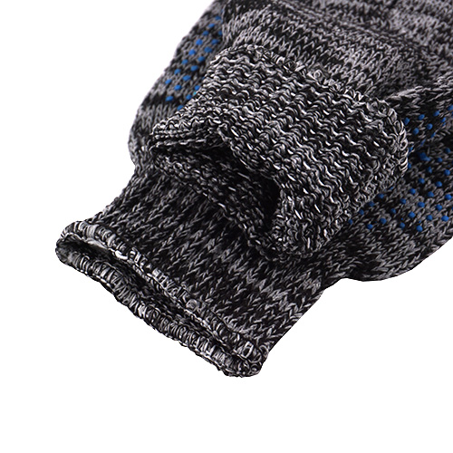 Перчатки х/б, пёстрые, 7,5 кл, 7нит с ПВХ, 10/200