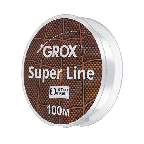 Леска GROX Super Line Универсальная 0,40х100м, 15,5кг 1/500
