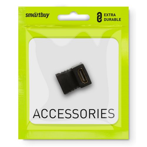 Адаптер Smartbuy HDMI F-F, угловой разъем, A112/50, 1/
