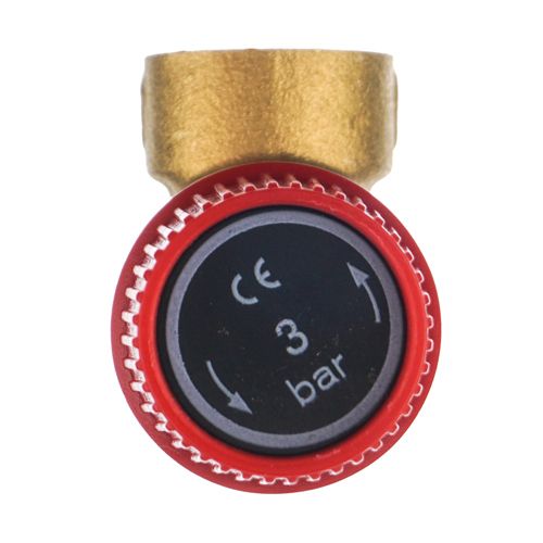 Клапан предохранительный 3 бар 1/2 гайка-гайка, 1/200