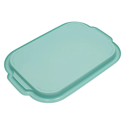 Поднос пластм прямоугольный 33х49см большой, фисташковый, 1/55