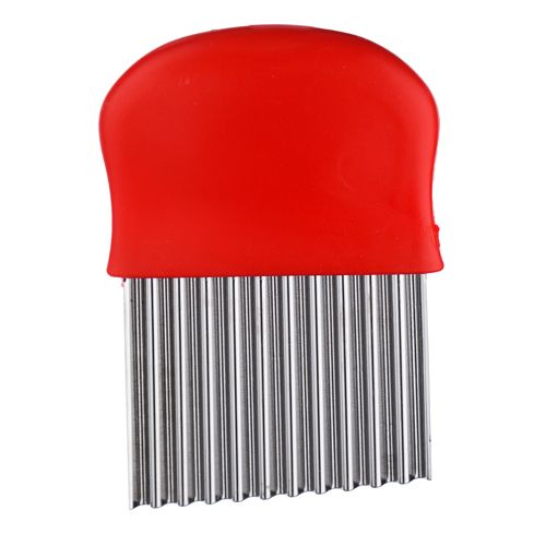 Нож кухонный рельефный для фигурной нарезки, ручка пластик, 1/240