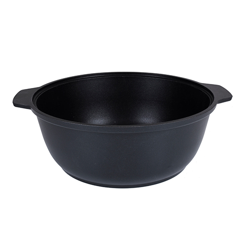 Кастрюля жаровня 4. 0 л, со стеклянной крышкой ж44а KUKMARA, 1/4