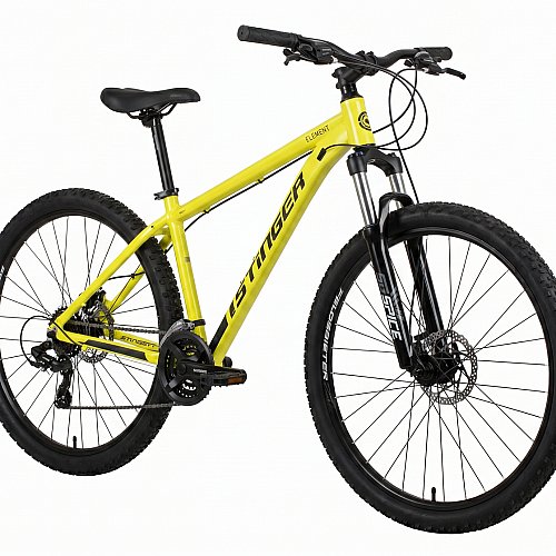 Велосипед STINGER 27.5" ELEMENT зеленый, алюминий, размер SM