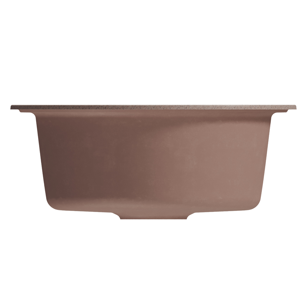 Мойкa ML-GM11 круглая, песочная, 302, 500мм, глуб. чаши 180 NEW