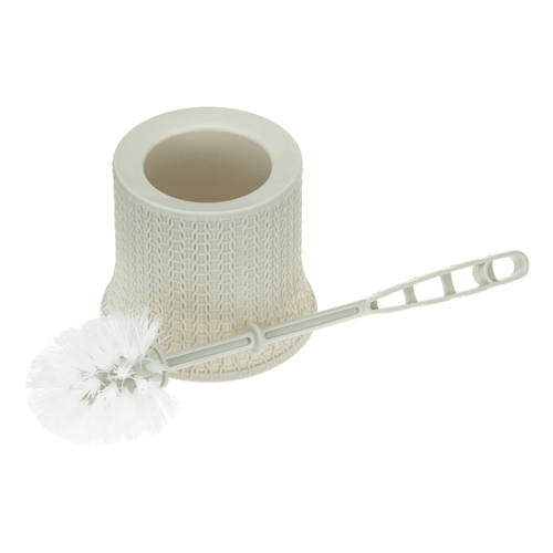 Комплект для туалета IDEA ВЯЗАНИЕ М 5019, белый ротанг