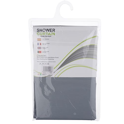 Штора для ванной комнаты PEVA 180х180см А-082-5s цвета в ассортименте, 1/60