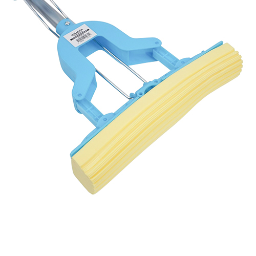 Швабра с отжимом, ПВА, основание пластик, V-образный отжим, 1/30