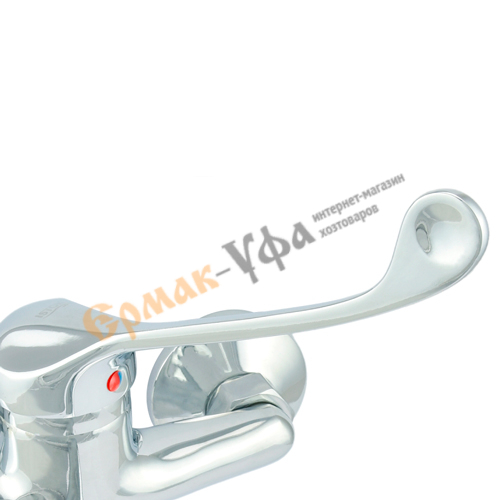 Смеситель для раковины ISTOK LIFE настенный с хирургической ручкой 0402. 976, 1/10