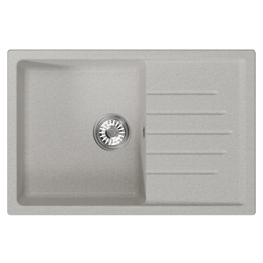 Мойка ML-GM19 с крылом, серая, 310, 750*500*200мм NEW