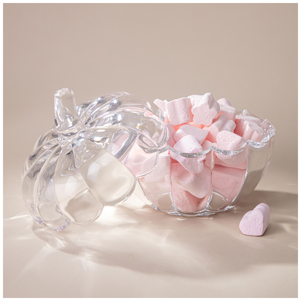 ЕМКОСТЬ ДЛЯ ХРАНЕНИЯ С КРЫШКОЙ, ТЫКВА, 14Х14Х14 СМ