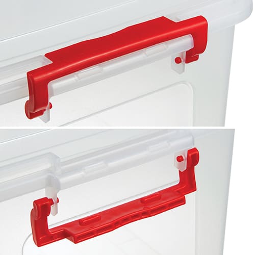 Контейнер для хранения 25 л IDEA М 2867, 484х320х240 мм, прямоугольный, прозрачный