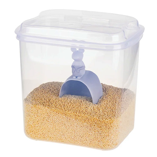 Контейнер для муки 5 л IDEA М 1183, прозрачный
