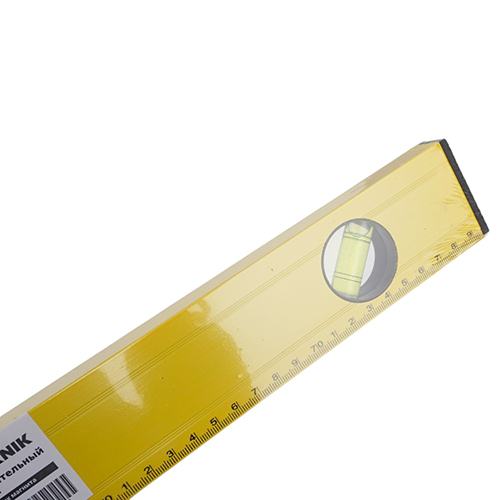 Уровень строительный пузырьковый 80см, два встроенных магнита, 1/60