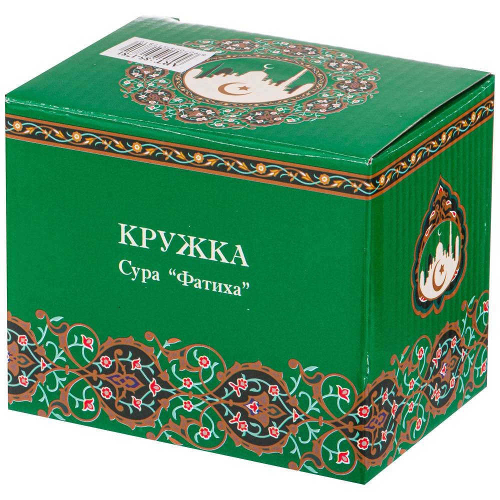 КРУЖКА LEFARD, СУРА, 400 МЛ ЗЕЛЕНАЯ, КОР=36ШТ.