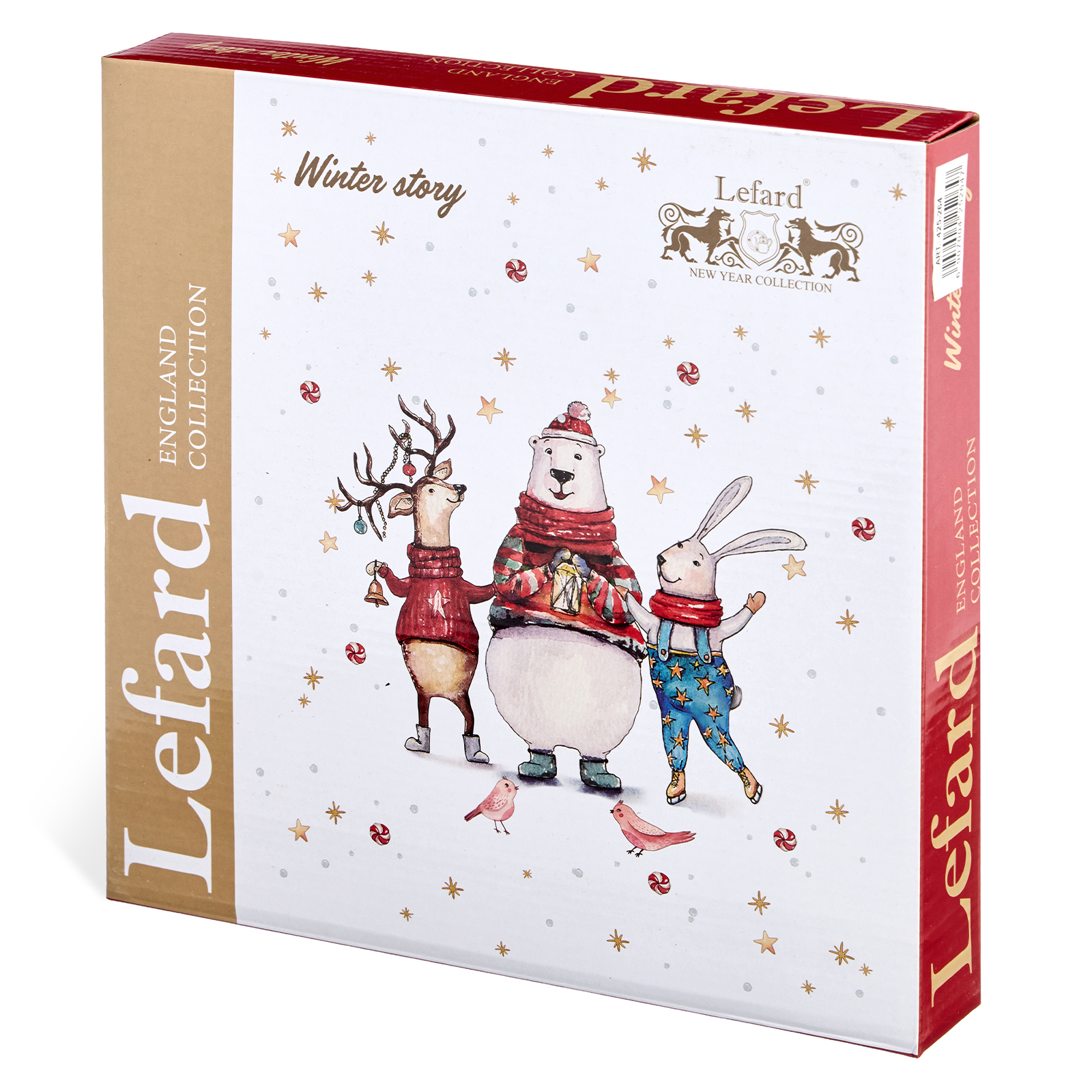 НАБОР ТАРЕЛОК ОБЕДЕННЫХ LEFARD, WINTER STORY, 2 ШТ. 26, 5 СМ, КОР=12НАБ.