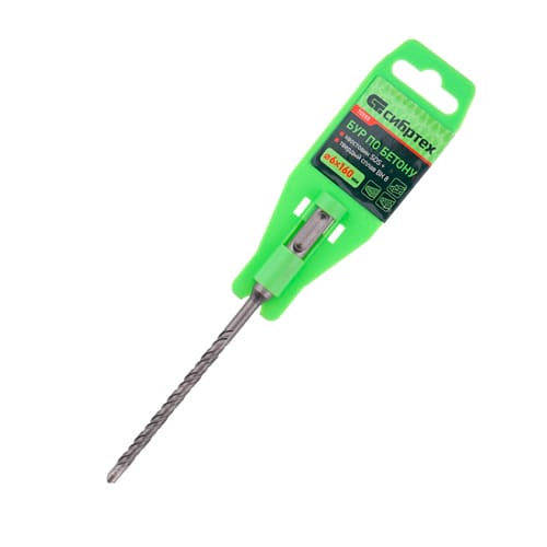 Бур 6*160 SDS-plus Сибртех, 1/10/200