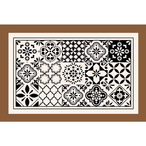 Комплект ковриков для кухни Dekorelle Авокадо, AV010-B, 40x60 см, 40х120 см