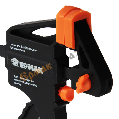 Струбцина F-образная 150х265х45 пластмассовый корпус ЕРМАК, 1/96