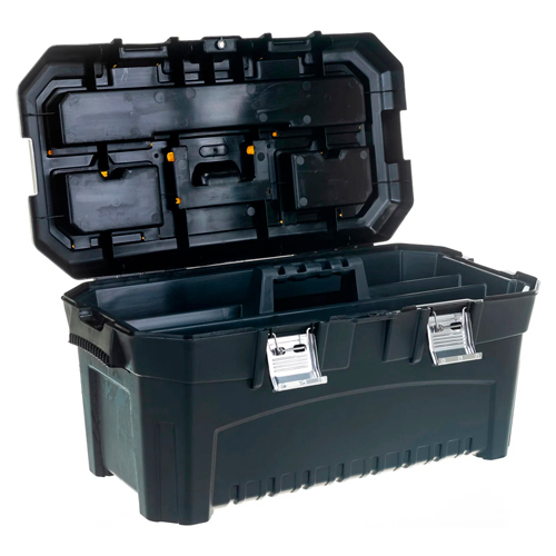 Ящик для инструментов Saturn 223400530/01, 22.5,  580х320х280 мм с органайзером, вставкой и металлическими замками