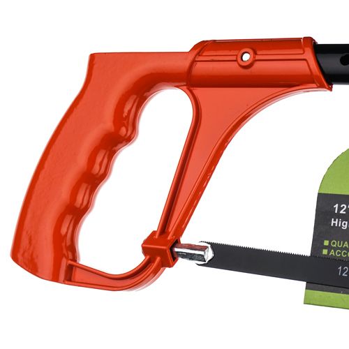 Ножовка по металлу 250-300мм, регулируемая рама, металлическая ручка, 1/12/48