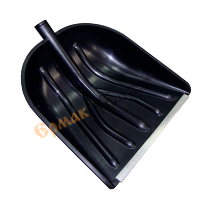 Лопата для снега 410х465 мм Купец пластмассовая, алюм. планка Цикл, 10/10