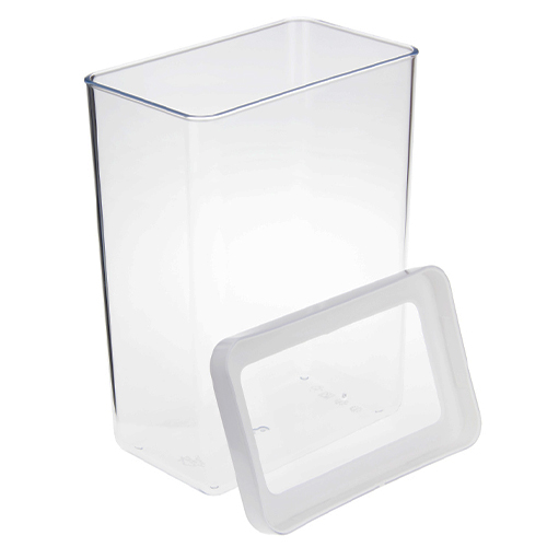 Емкость для сыпучих продуктов 2.5 л IDEA СТЕП М 1298, 16х10х21 см, белая