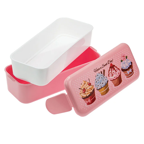 Контейнер для обеда 0.5, 0.5 л IDEA М 1233, капкейки