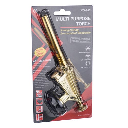 Горелка газовая с пьезоподжигом G-478, 2/10/100