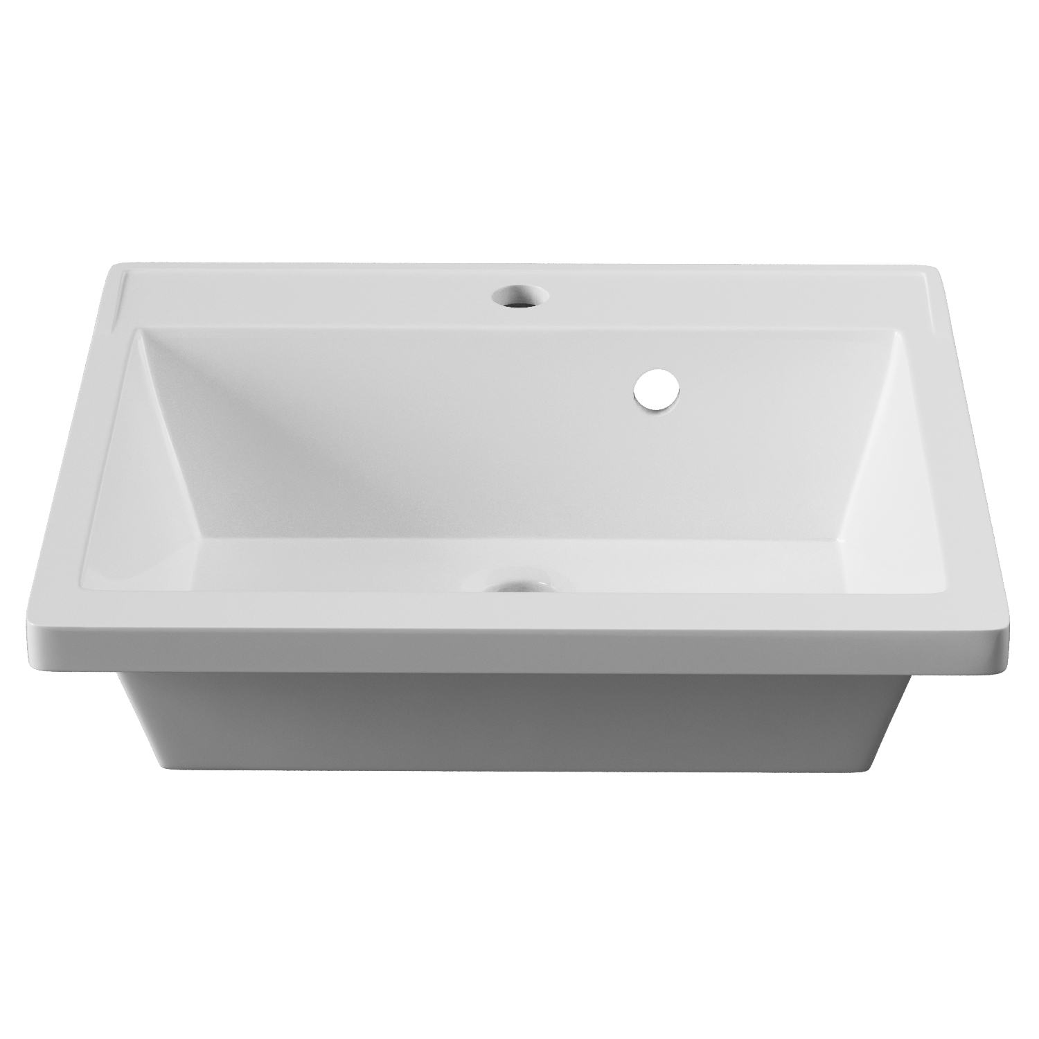 Раковина накладная, РИМ-58, белая, MIXLINE