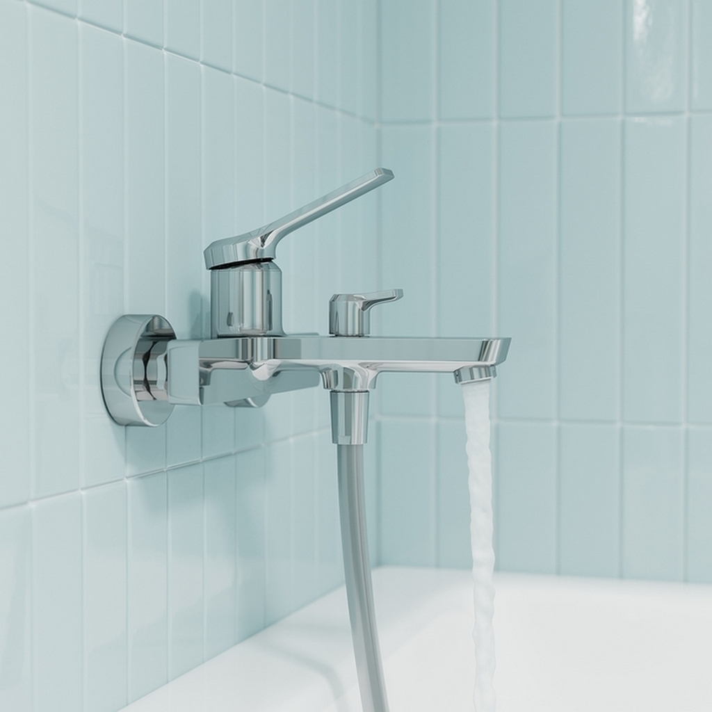 Смеситель для ванны 35к IDDIS PARSB02i02WA, Parker, без душ. аксессуаров, ХРОМ