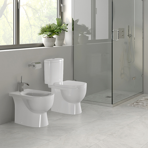 Биде "Арт" напольное (подходит крепеж для скрытого монтажа) (Sanita Luxe)