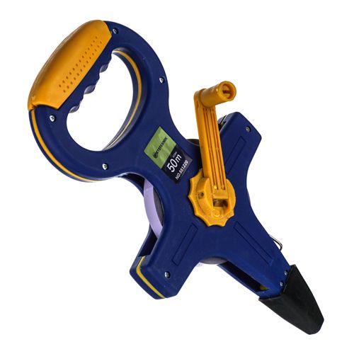 Лента мерная 50м*12,5мм геодезическая, стальная лента, 1/24