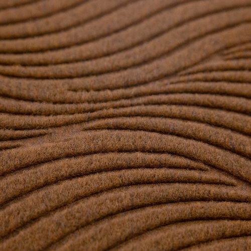 Коврик влаговпитывающий с тиснением Dune 60x90 см, коричневый, SUNSTEP™