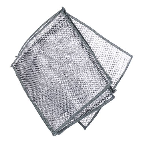 Тряпка для посуды металлическая 20*20см, набор 5шт, 10/2400