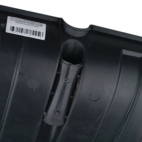 Лопата для снега 355*360мм СНЕЖИНКА пластм. , алюм. планка, б/черенка, 10/10