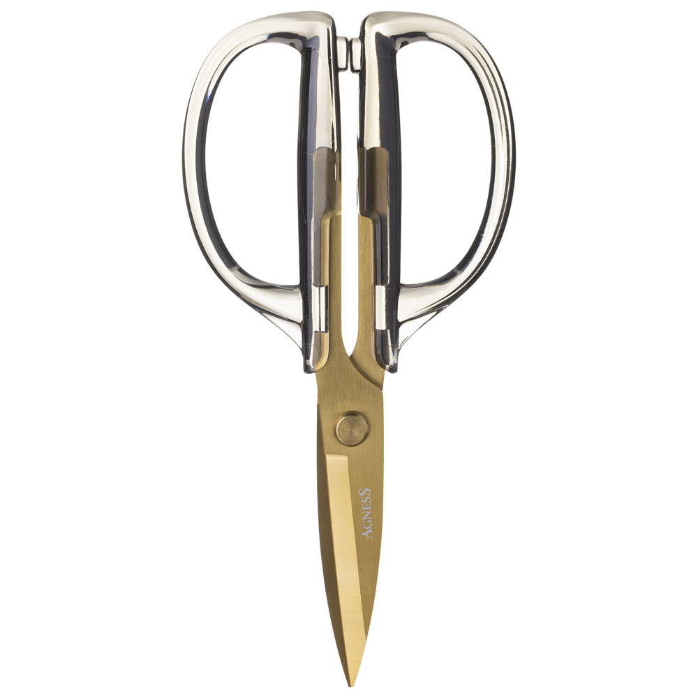 КУХОННЫЕ НОЖНИЦЫ ЦВЕТ СЕРЫЙ, ТИТАНОВОЕ ПОКРЫТИЕ ЛЕЗВИЯ, 19,5 СМ