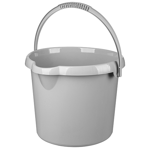 Ведро 12 л Homver Etna 221218235/03, круглое, серое