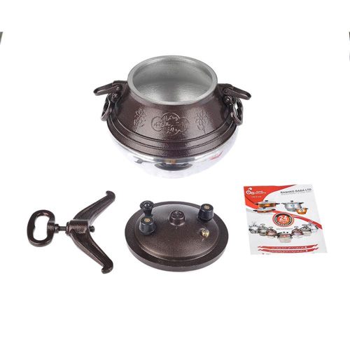 Казан 10. 0 л Афганский с ручками двухцветный, алюминевый, 1/6