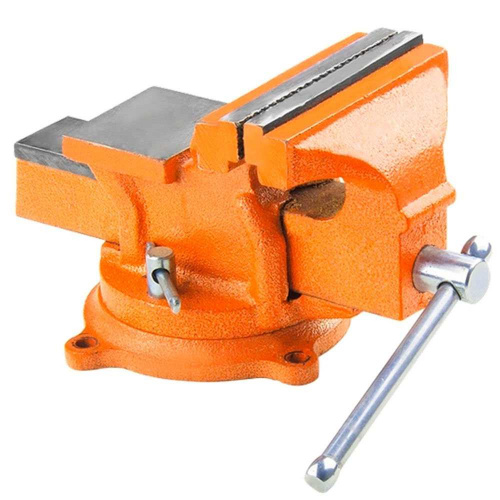 Тиски слесарные 200мм поворотные с наковальней, 1/1