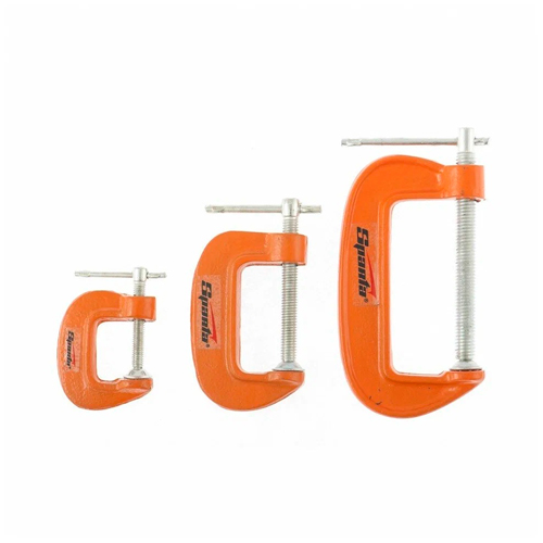 Струбцина G-тип набор. 3шт 25-50-75мм SPARTA, 1/50