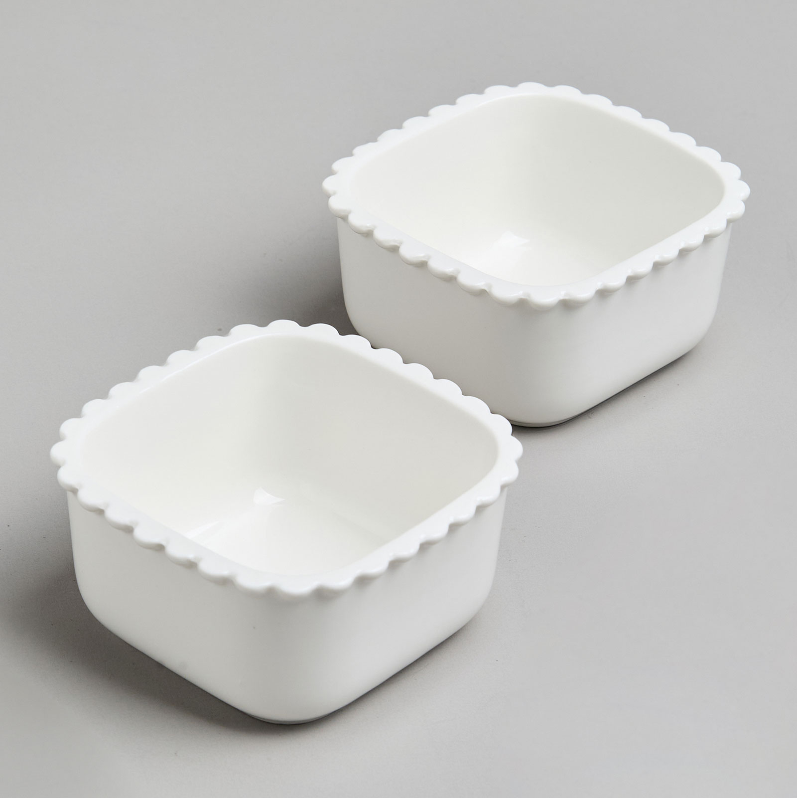 НАБОР ИКОРНИЦ LEFARD, PEARL, С КРЫШКАМИ 2 ШТ. КВАДРАТ. 10*5, 5 СМ 200 МЛ