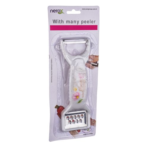 Овощечистка поперечная с теркой, пластик, 1/480