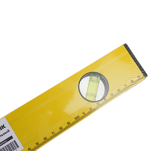 Уровень строительный пузырьковый 60см, два встроенных магнита, 1/60